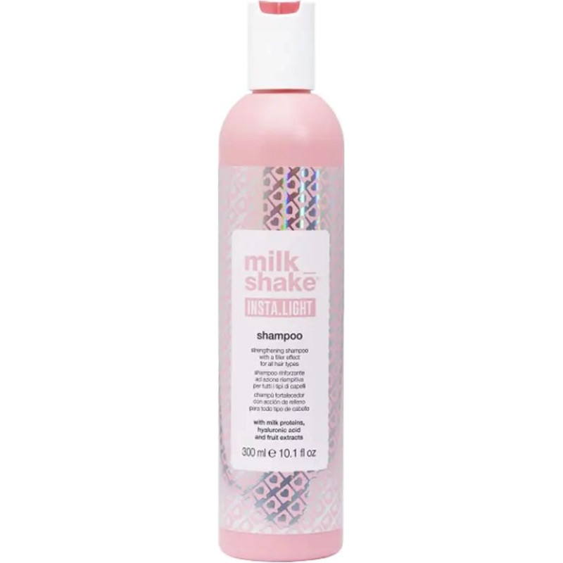 MILK SHAKE INSTA.LIGHT stiprinošs šampūns ar uzpildes efektu visiem matu tipiem, 300 ml. -