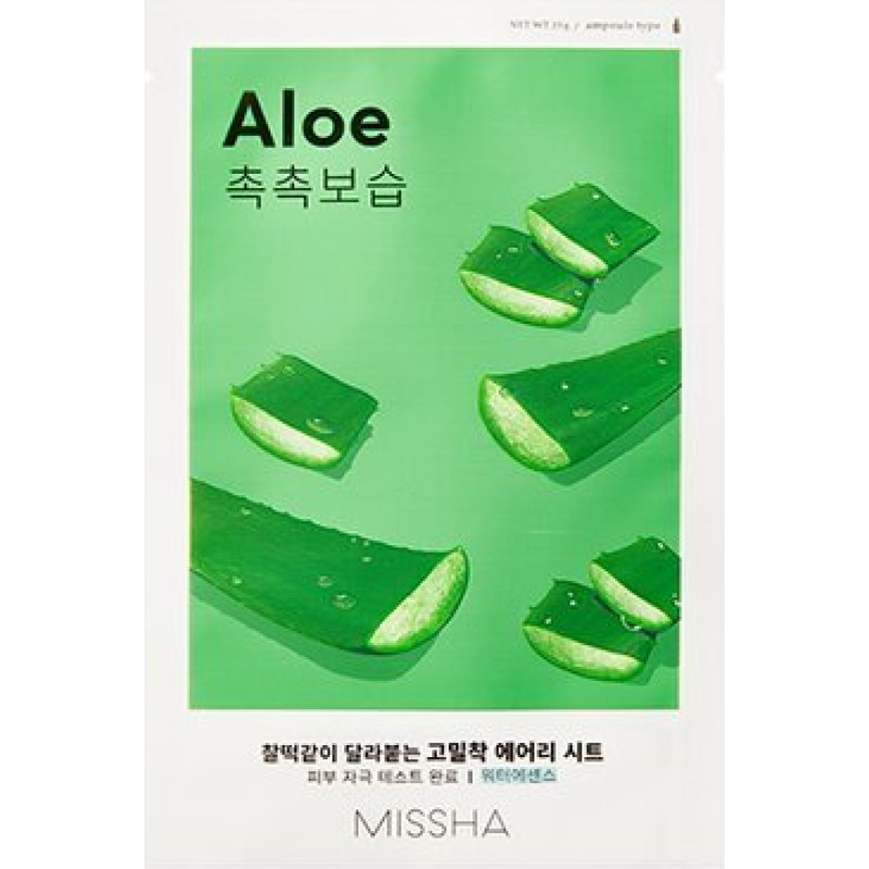 Mitrinoša maska Missha Aloe, 19 g
