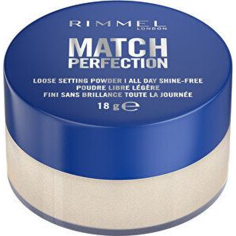Beramais pūderis Rimmel Match Perfection, 001 caurspīdīgs, 18 g