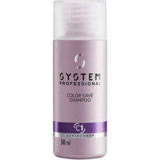 Šampūns System Professional Color Save 50 ml krāsotiem matiem, spīdumam