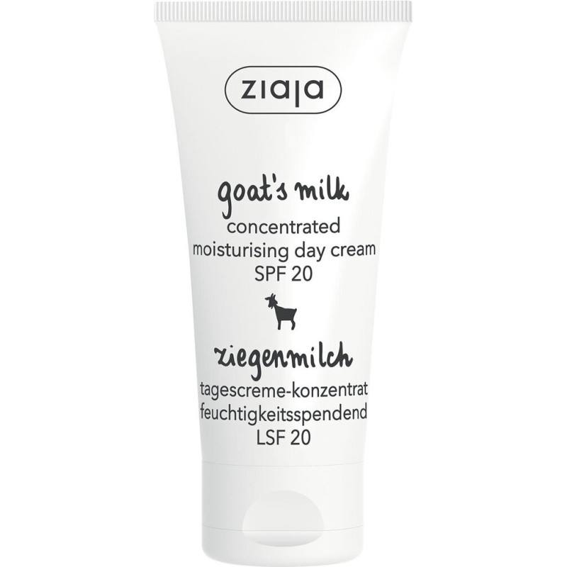 Koncentrēts kazas piena krēms SPF20 Ziaja, 50 ml