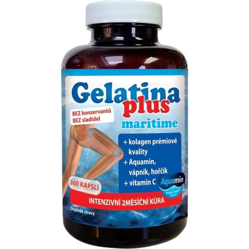 Gelatina plus maritime 360 kapsulas