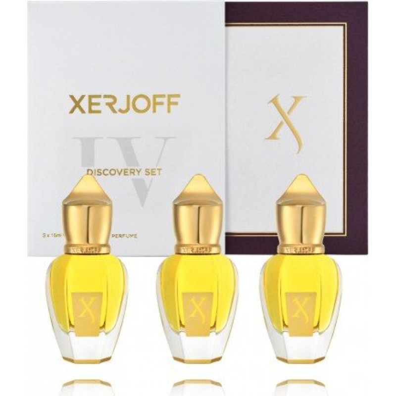 Uniseksa smaržas Xerjoff mini komplekts Pikovaya Dama + La Capitale + More Than Words, augļu aromāts, 3 x 15 ml