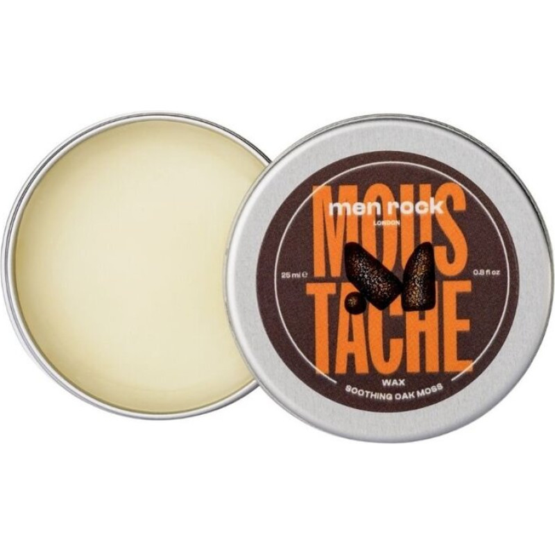 Nomierinošs ūsu vasks Menrock 25 ml, Oak Moss