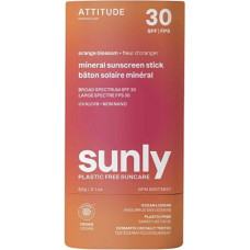 Attitude Mineral aizsargstiklis ķermenim Orange Blossom SPF 30 Sunly (Mineral Sunscreen Stick) 60 g