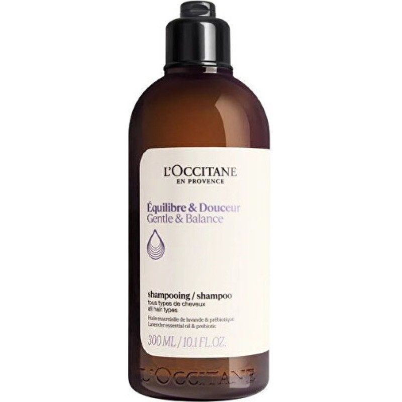 LOccitane maigais līdzsvarojošais šampūns, 300 ml