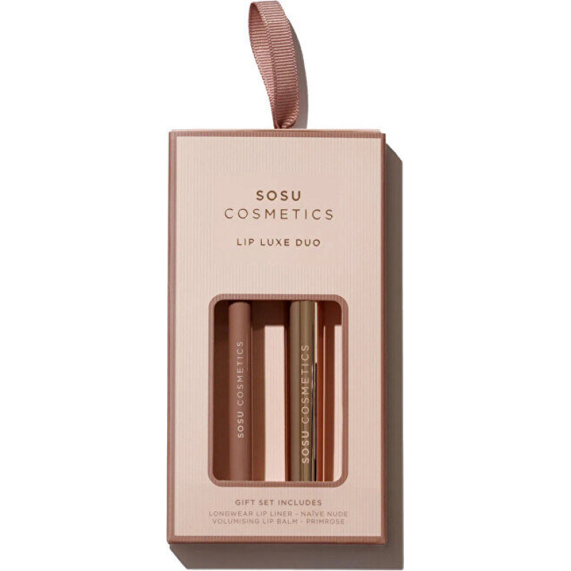 SOSU COSMETICS Lūpu Luxe duets Rozā 2 gab.