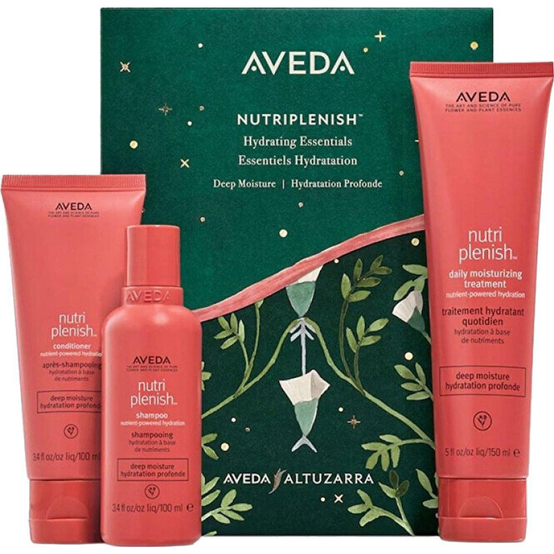 Matu kopšanas komplekts Aveda NutriPlenish (dziļa mitrināšana) dāvanu komplekts sausiem matiem, mitrināšana, izlīdzināšana