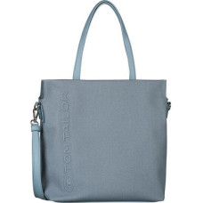 Plecu soma - TOM TAILOR - Rosa Zip Shopper M - Pelēkzila - 32x23 cm - Noņemama siksna