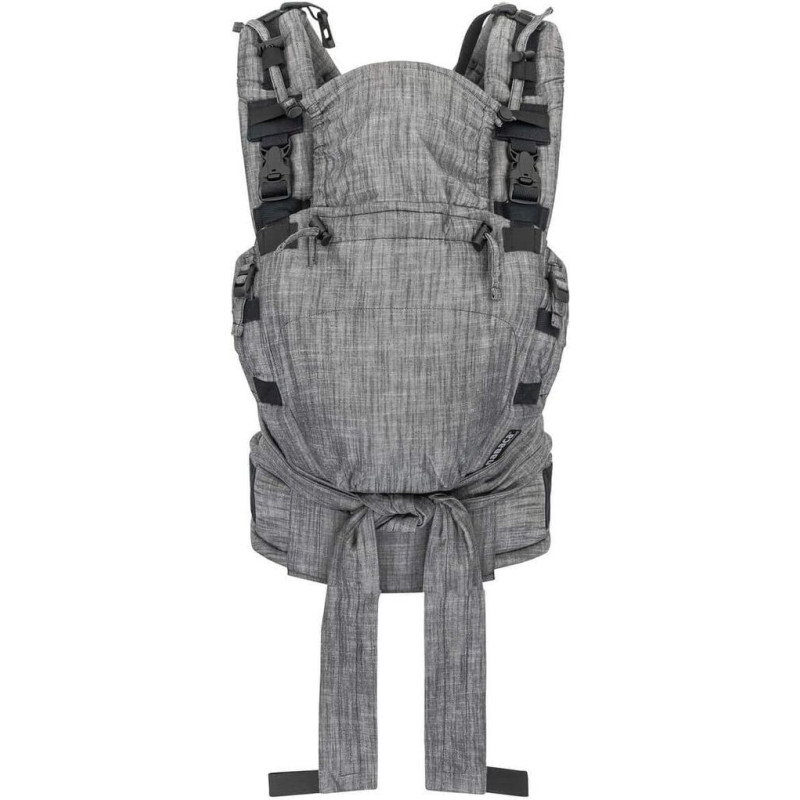 Ergonomiska bērna nēsāšanas komplekts HOPPEDIZ Nabaca Basic Set, Denim Black/Blue, 634 g