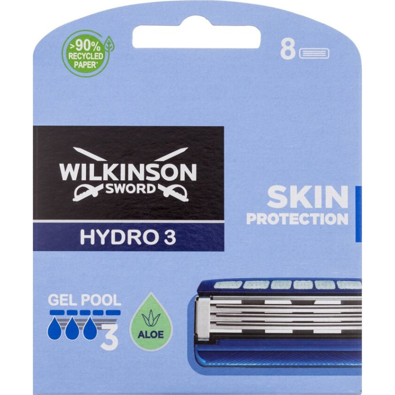 Wilkinson Sword Hydro 3, 8 gab