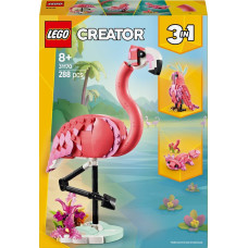 LEGO Creator 31170 3-in-1 Savvaļas dzīvnieki: rozā flamingo - Rotaļlieta meitenēm no 8 gadu vecuma