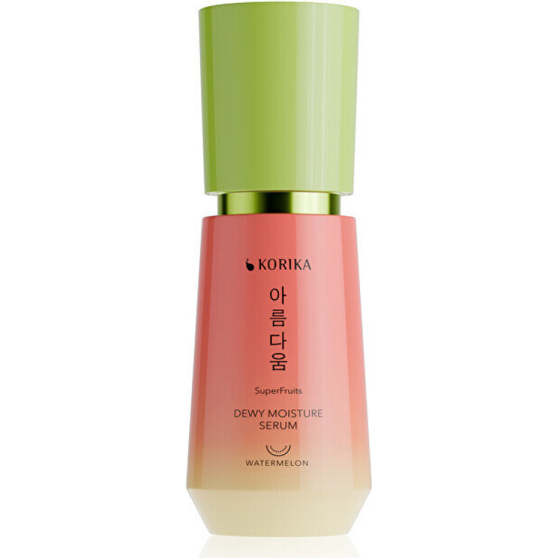 Serums Korika SuperFruits Dewy Moisture dziļai mitrināšanai, barojošs, ar starojošu finišu