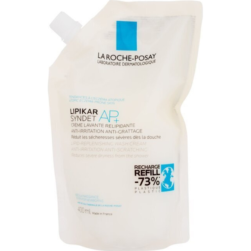 Mazgāšanās krēms ķermenim La Roche-Posay Lipikar Syndet AP+ Refill, 400ml