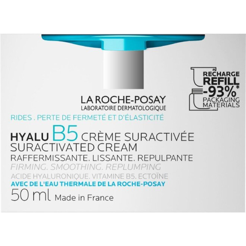 La Roche-Posay Hyalu B5 Superactived nostiprinošš, atjaunojošs sejas krēms, refill 50ml