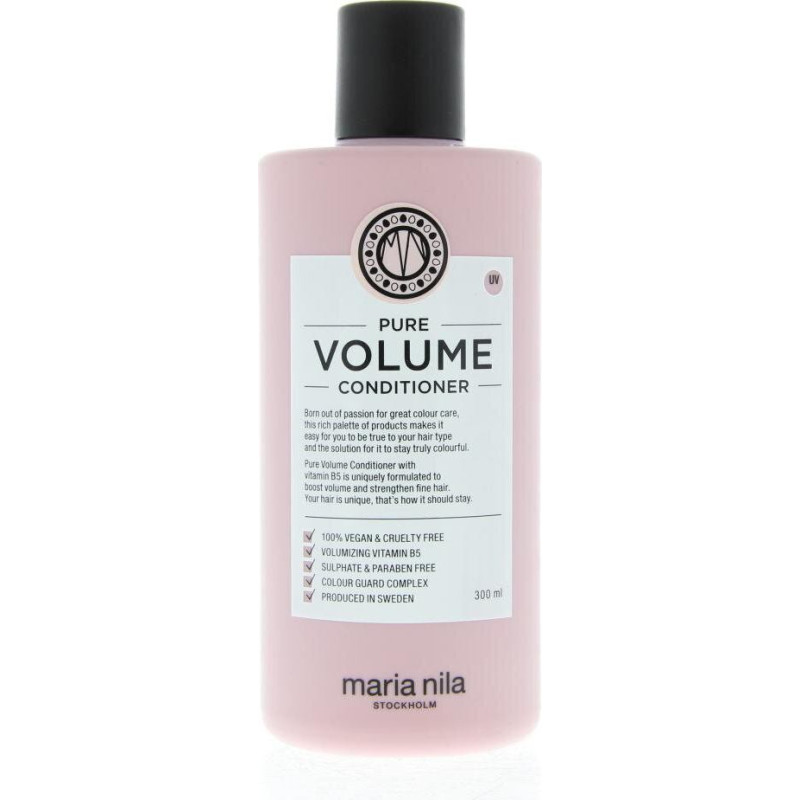 Mitrinošs matu kondicionieris Maria Nila Pure Volume, 300 ml