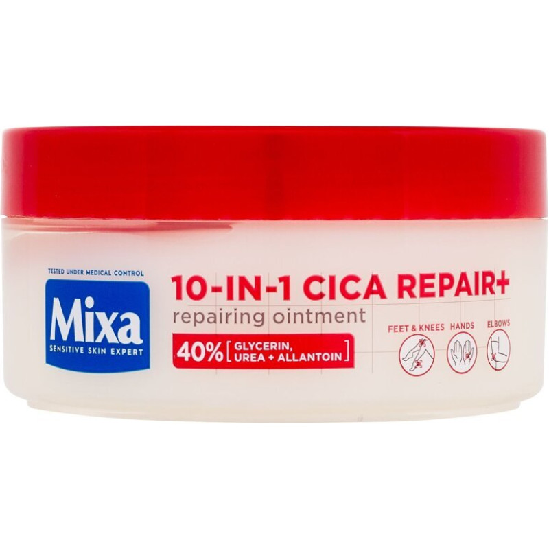 Dienas krēms Mixa Cica Repair+ 10-in-1 atjaunojoša ziede 150 ml ļoti sausai ādai