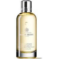 Ķermeņa eļļa Molton Brown Flora Luminare mirdzoša, bagātināta ar argana eļļu, 100 ml