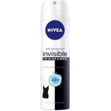 Nivea Antiperspirants sprejs Black & White Invisible Pure 150 ml