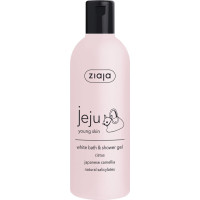 Balta vannas un dušas želeja Ziaja Jeju, 300 ml