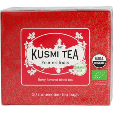 Kusmi tēja - Four Red Fruits Organic - Tēja 20 paciņas