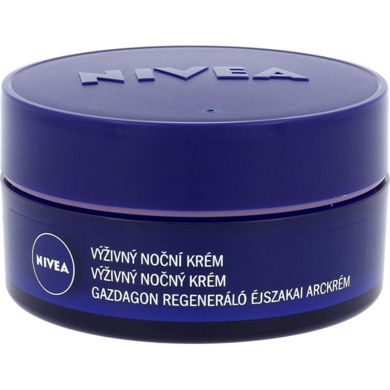 Nakts krēms sausai un jutīgai ādai Nivea Rich Regenerating 50 ml