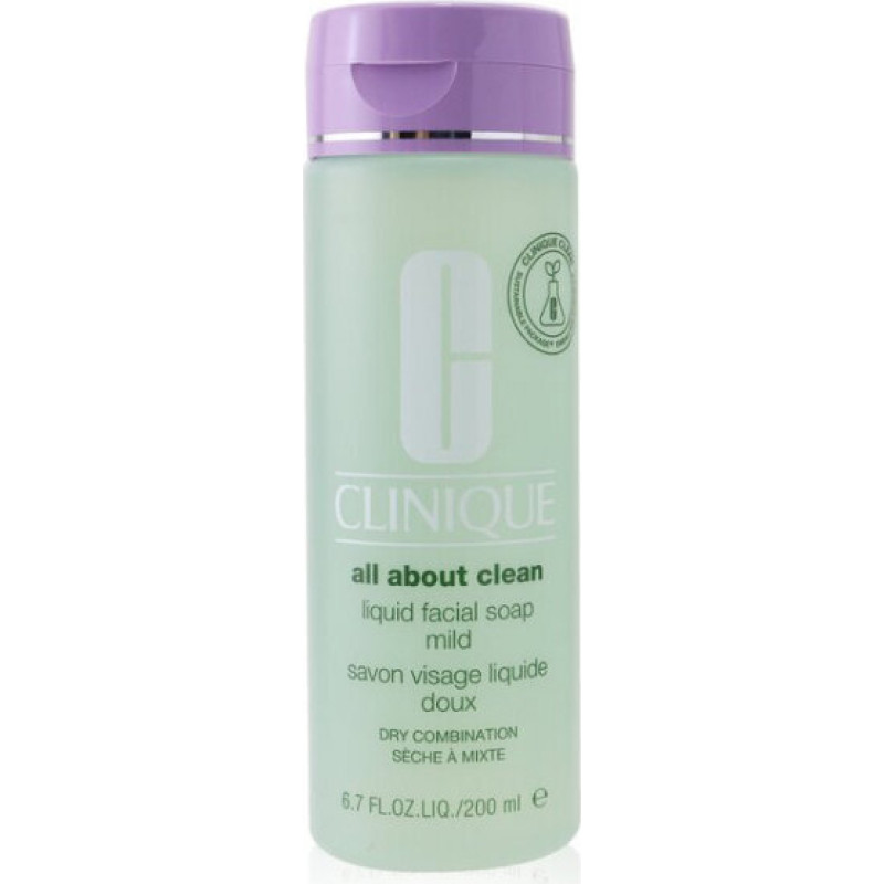Clinique šķidrās sejas ziepes - maigas, 200 ml