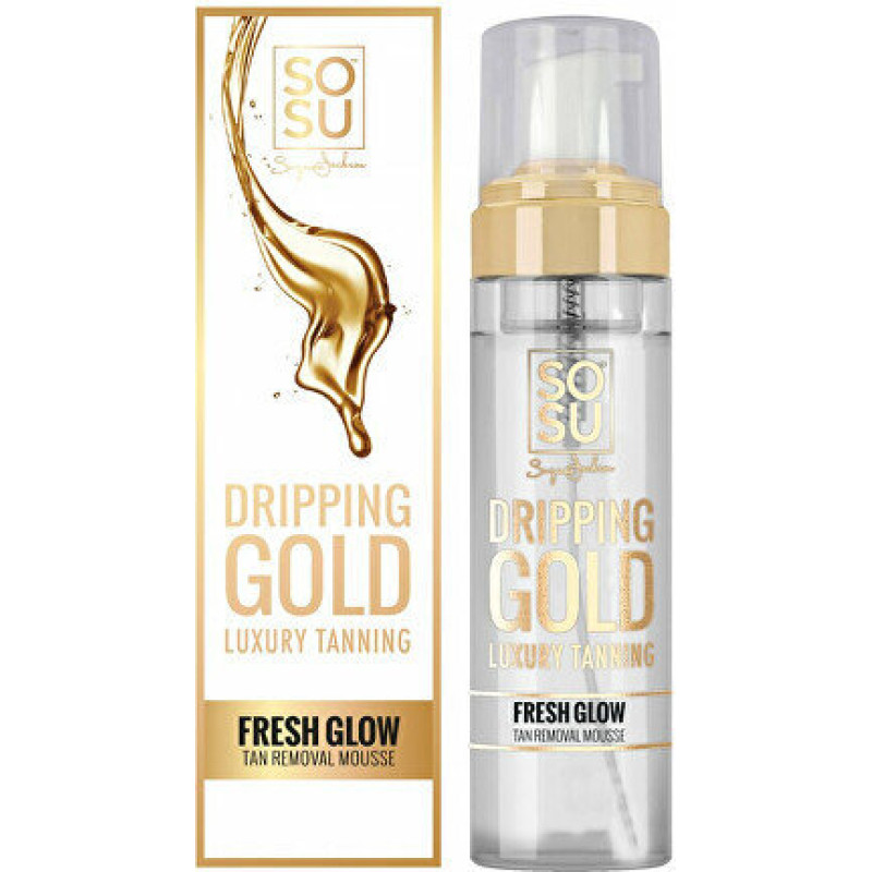 Ķermeņa putas iedegumam SoSu Dripping Gold Fresh Glow, 150 ml