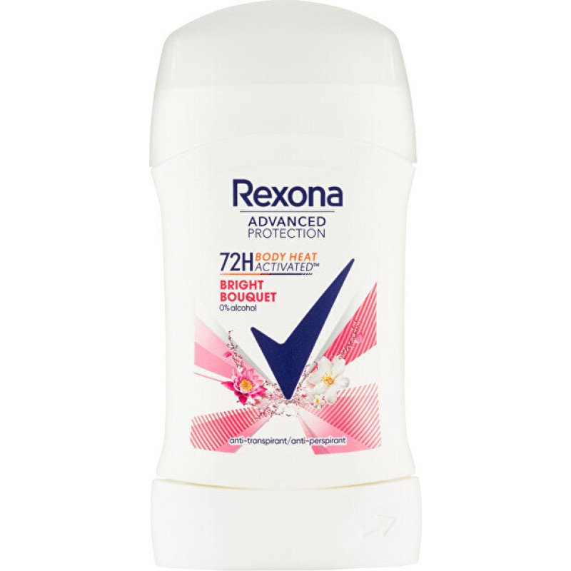 Rexona Uzlabota aizsardzība Košs ziedu pušķis Cietais antiperspirants 50 ml