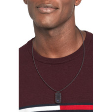Tommy Hilfiger Nelson H-Link 2790424 mūžīga melna tērauda kaklarota