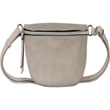 TOM TAILOR Sieviešu jostu soma Rosie Cord Belt Bag Gaiši pelēka