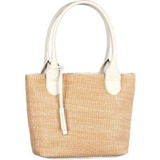 Soma - TOM TAILOR - Sharon Zip Shopper M - Beidzis krēmkrāsā - 33x24 cm - Ar rāvējslēdzi