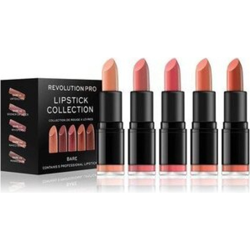 Revolution PRO lūpu krāsu komplekts (Lipstick Collection), 5 x 3.2 g
