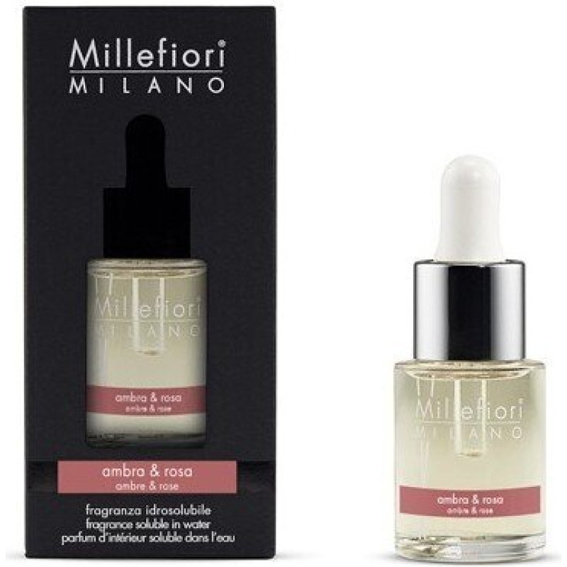 MILLEFIORI, ŪDENSIZSŪCAMA PARFUMS AMBRA UN ROZE 15ML, MAJA, PARFUMI, EĻĻA