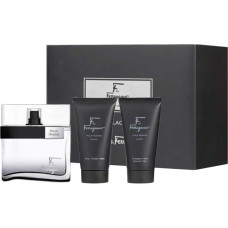 Smaržu dāvanu komplekts Salvatore Ferragamo F by Ferragamo Pour Homme Black Aromatic Spicy EDT 250 ml