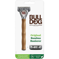 Bulldog Original skuveklis no bambusa + 2 rezerves galvas