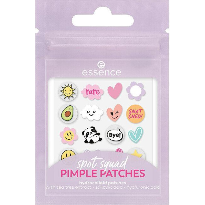 Pūtīšu plāksteri Essence Spot Squad 32 gab. hidro koloīds, tējas koks, salicilskābe