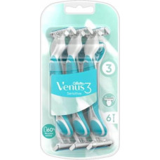 Vienreizlietojamie skuvekļi Venus 3 Sensitive, 6 gab.