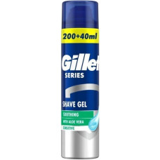 Skūšanās želeja Gillette Soothing Sensitive Series, 240 ml