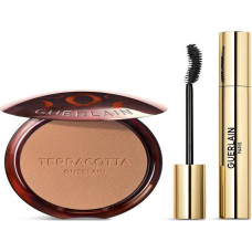 Guerlain Terracotta bronzants un skropstu tuša komplekts, vidēji zeltains 03, 10g+2g
