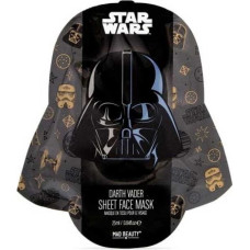 Mad Beauty Star Wars Pēc Vasaras saules & baseina Bērnu mitrinoša joku sejas maska (1 gab. Darth Vader x25 ml)