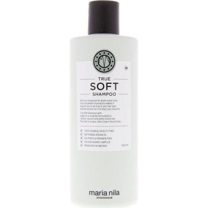 Mitrinošs šampūns ar argana eļļu sausiem matiem Maria Nila True Soft Shampoo, 350 ml
