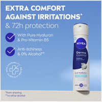 Antiperspiranta sprejs NIVEA Derma Control Defend 72h aizsardzība ar hialuronu