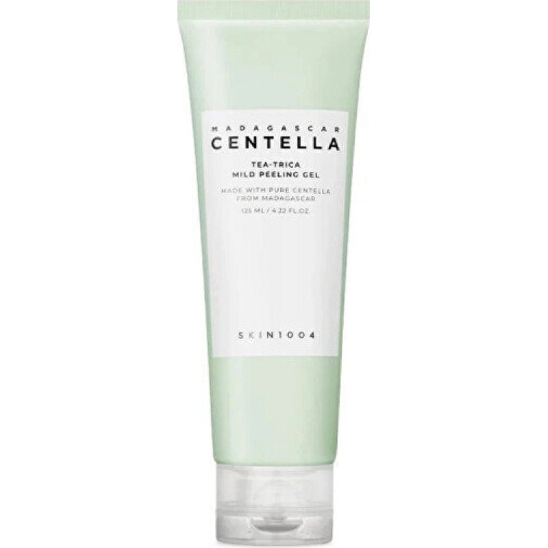 Eksfoliējošs gels SKIN1004 Madagascar Centella Tea-Trica Mild – maigs pīlings ādai ar noslieci uz akni