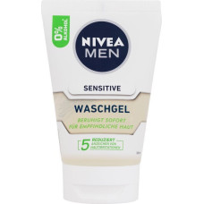 Attīrošs gēls Nivea Men Sensitive Face Wash Cleansing vīriešiem, 100 ml