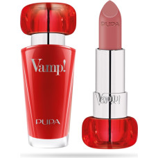 Pupa, Vamp!, bez parabēniem, apjoms, krēmveida lūpu krāsa, 103, Tējas roze, 3,5 g