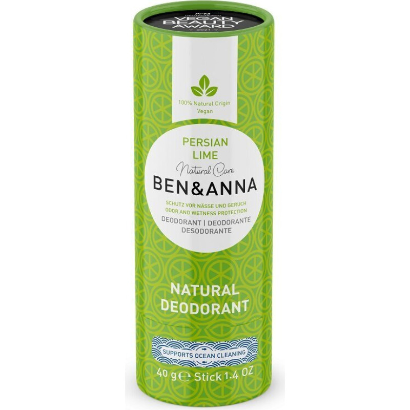 Zīmuļveida dezodorants Ben & Anna Natural Dezodorant Persian Lime, 40 g
