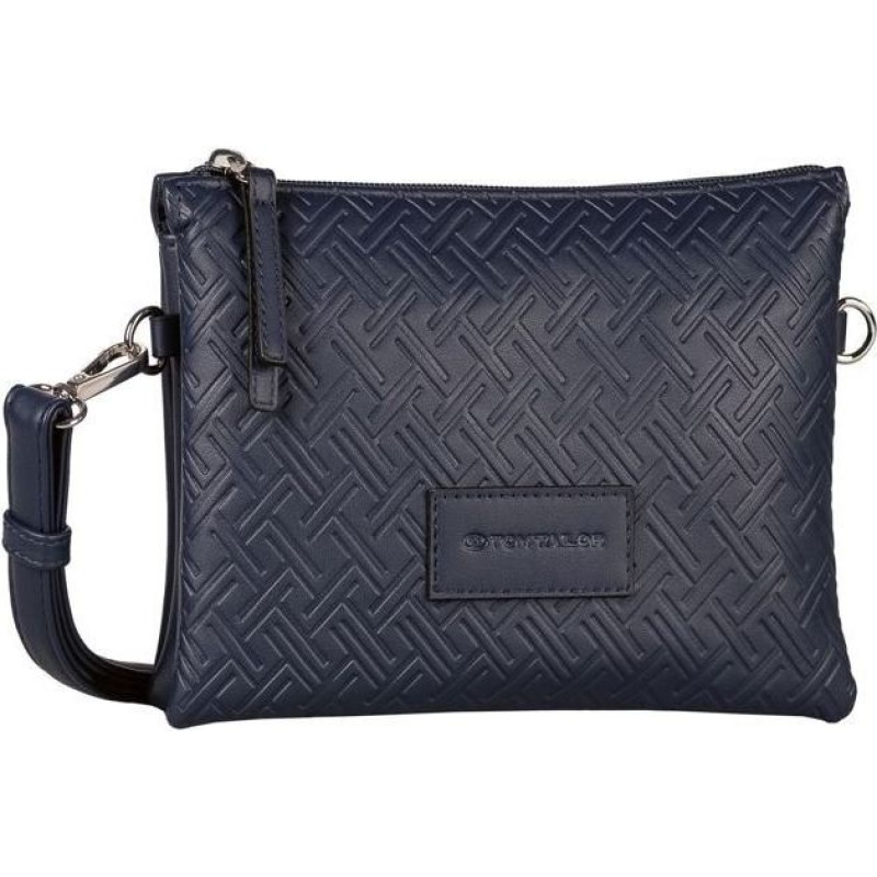 Plecu soma - TOM TAILOR - Mirenda Cross Bag S - Tumši zila - Ģeometriskais dizains - Regulējama plecu josta