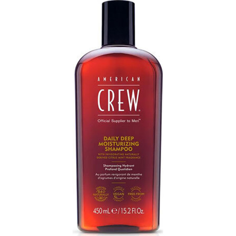 AMERICAN CREW DAILY DEEP MOISTURIZING Dzienny nawilżający szampon do włosów, 450 ml