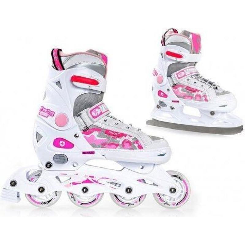 Skrituļslidas bērniem Micro Princess 2W 1 PW-126B-8